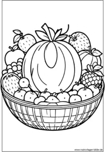 malvorlage-obstkorb-fruechte