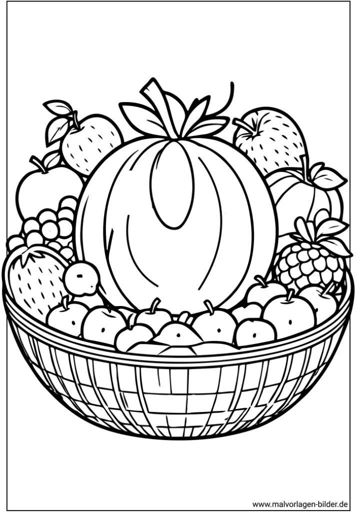 malvorlage-obstkorb-fruechte