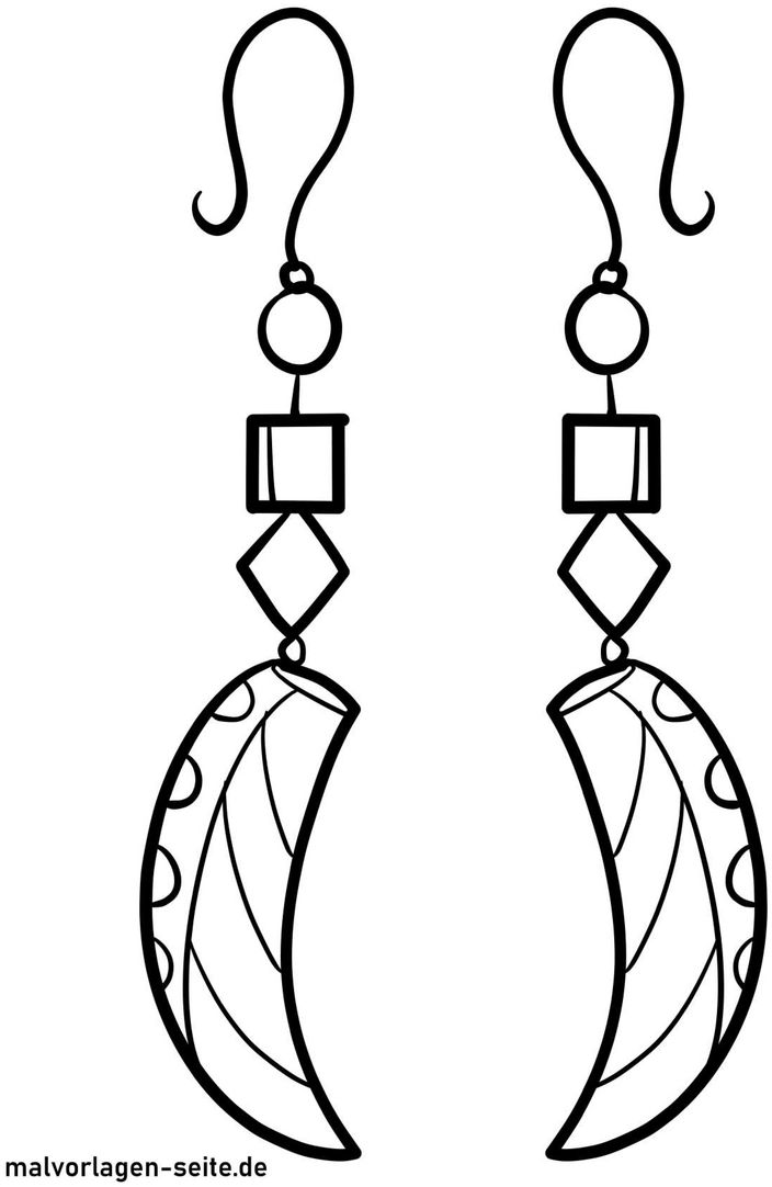 malvorlage-ohrringe-geometrisch-ausmalen