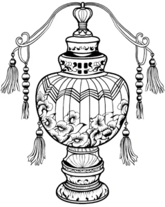 malvorlage-orientalische-laterne-mit-filigranen-mustern
