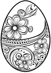 malvorlage-osterei-blumenmuster-zum-ausmalen