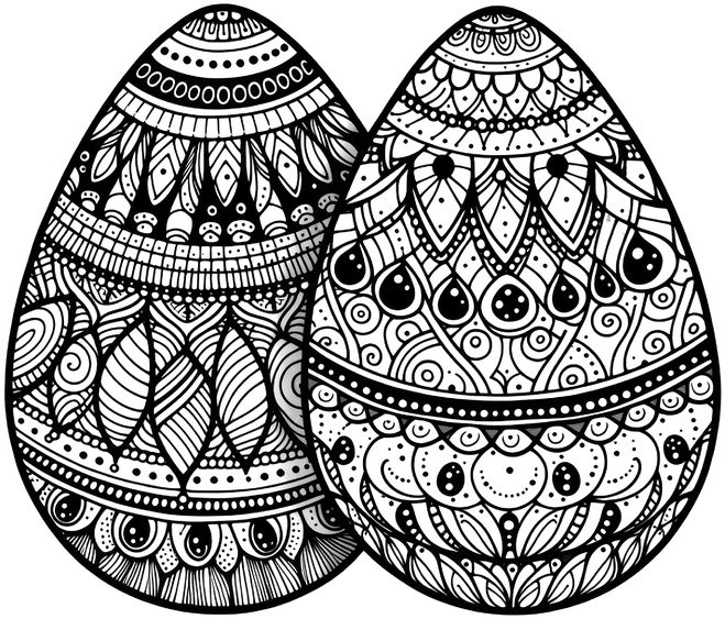 malvorlage-ostereier-geometrische-muster