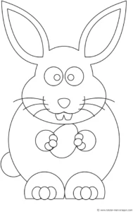 malvorlage-osterhase-mit-ei-ausmalen