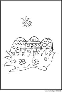 malvorlage-osterhasen-blumen-und-schmetterling