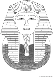 malvorlage-pharao-aegyptische-symbole