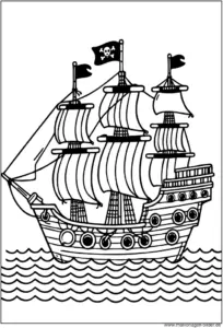 malvorlage-piratenschiff-ausmalen