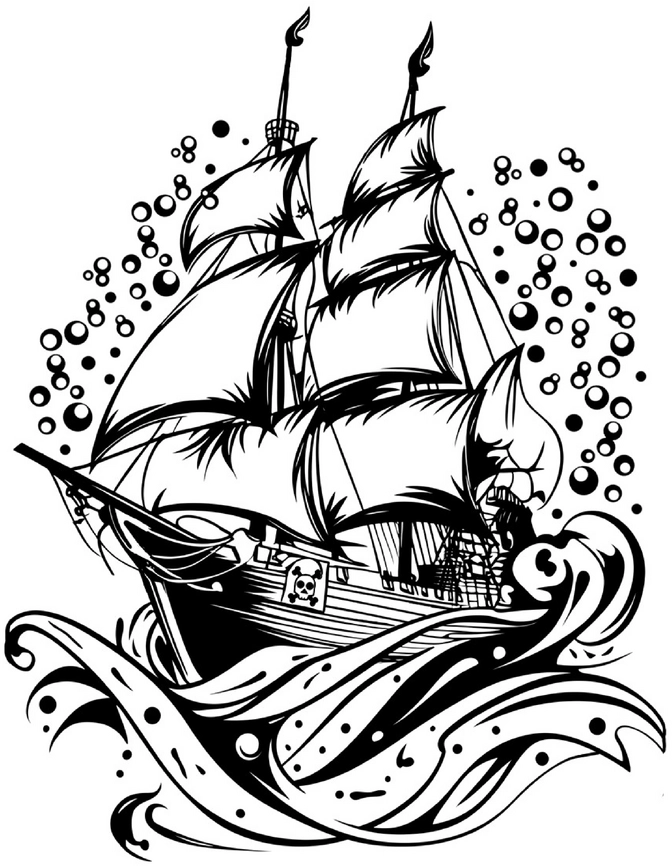 malvorlage-piratenschiff-mit-wellen-und-abenteuern