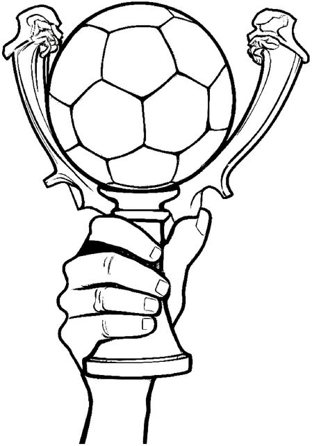 malvorlage-pokal-mit-fussball-ausmalen