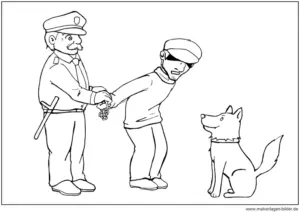 malvorlage-polizei-festnahme-einbrecher