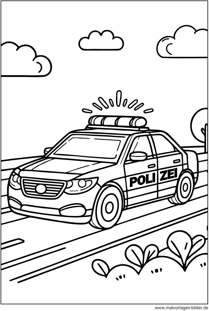 malvorlage-polizeiauto-ausmalen
