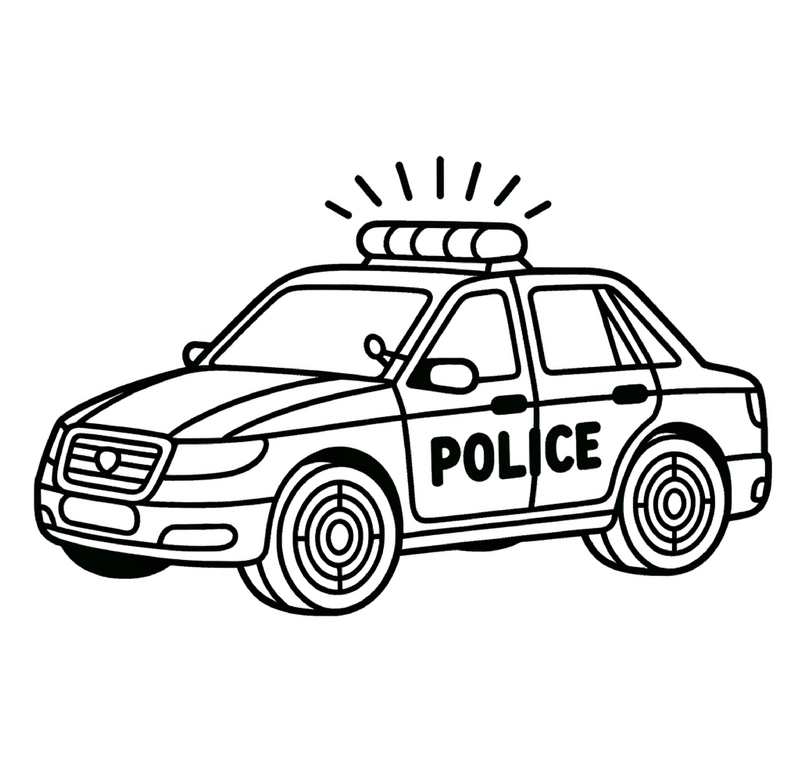 malvorlage-polizeiauto-kreative-ausmalideen