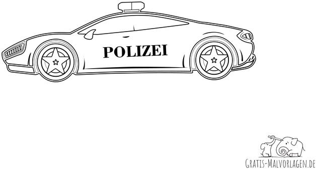 malvorlage-polizeiauto-mit-blaulicht-und-schriftzug