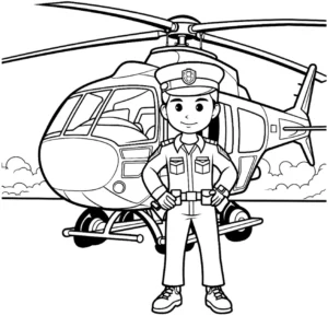 malvorlage-polizeihubschrauber-mit-polizisten