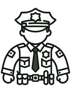 malvorlage-polizist-ausmalbild-zum-download