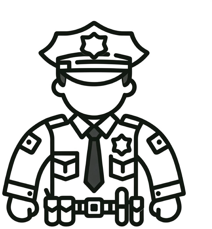 malvorlage-polizist-ausmalbild-zum-download