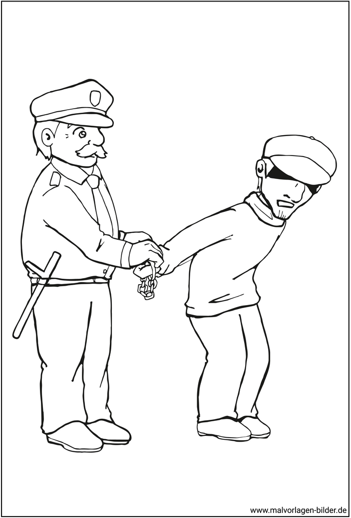 malvorlage-polizist-und-verdaechtiger