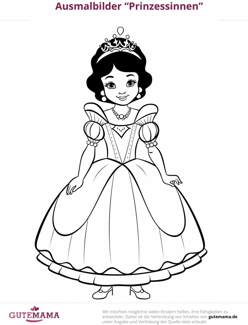 malvorlage-prinzessin-kreativ-ausmalen