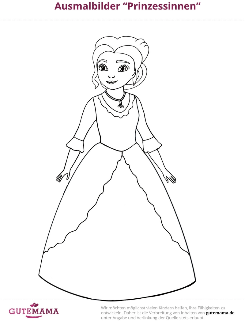 malvorlage-prinzessin-zauberhaft-kreativ