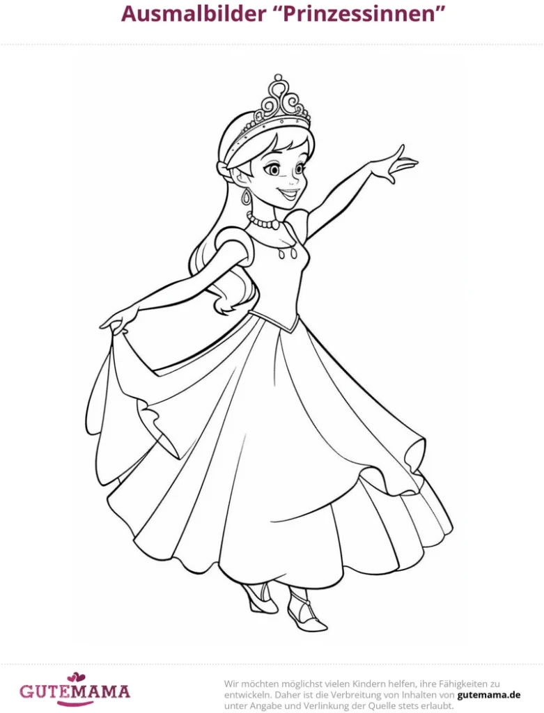 malvorlage-prinzessin-zauberhafte-welt-ausmalen