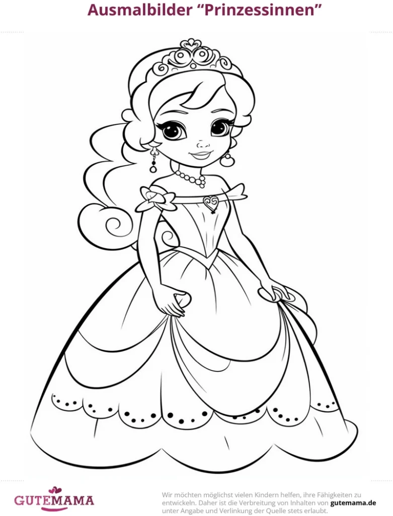 malvorlage-prinzessinnen-kreative-ausmalbilder