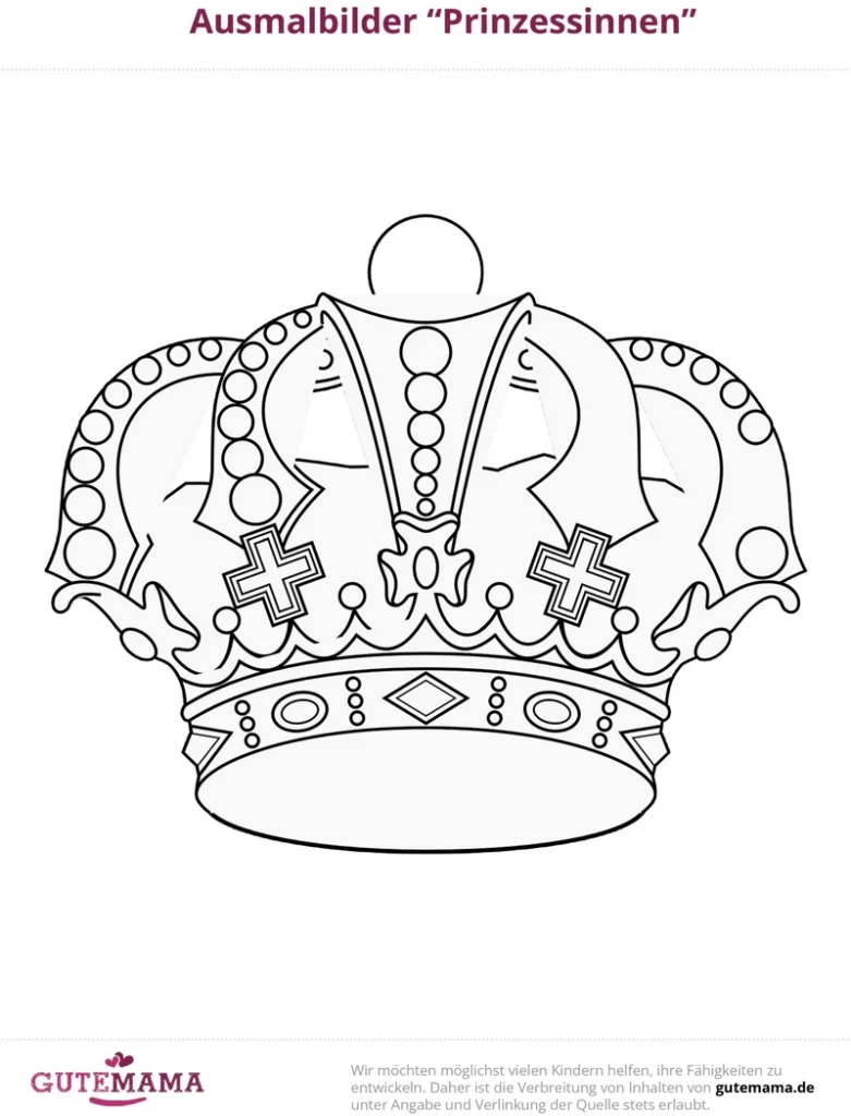 malvorlage-prinzessinnenkrone-mit-symbolen
