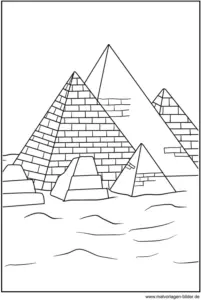malvorlage-pyramiden-aegyptens-ausmalen