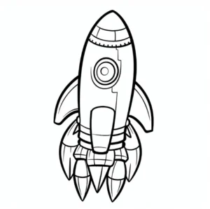 malvorlage-rakete-fuer-kinder-gestalten