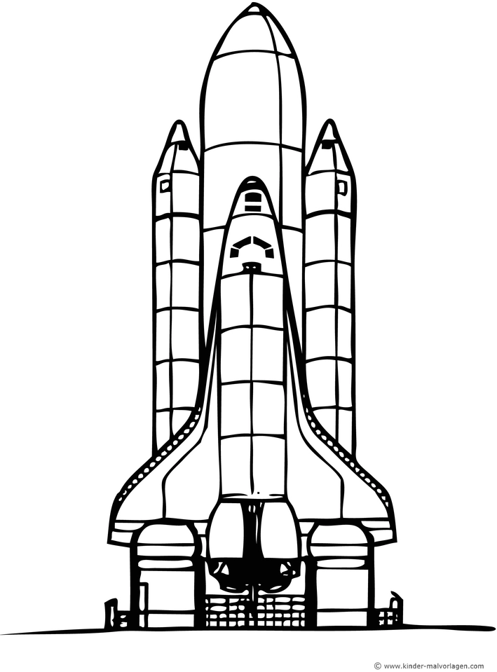 malvorlage-raumschiff-space-shuttle-fuer-kinder