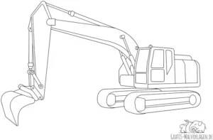 malvorlage-raupenbagger-ausmalen