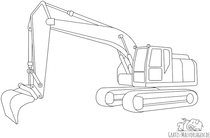 malvorlage-raupenbagger-ausmalen