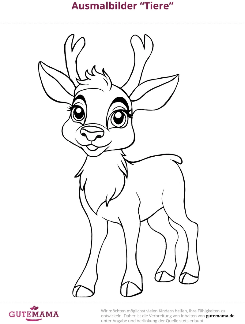 malvorlage-reh-ausmalbild-fuer-kinder