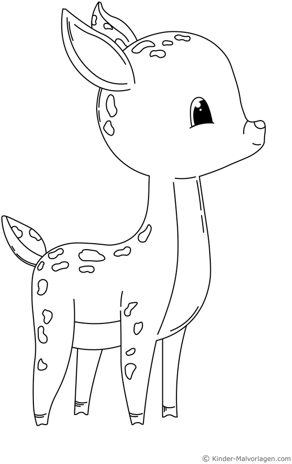 malvorlage-rehkitz-ausmalen-fuer-kinder