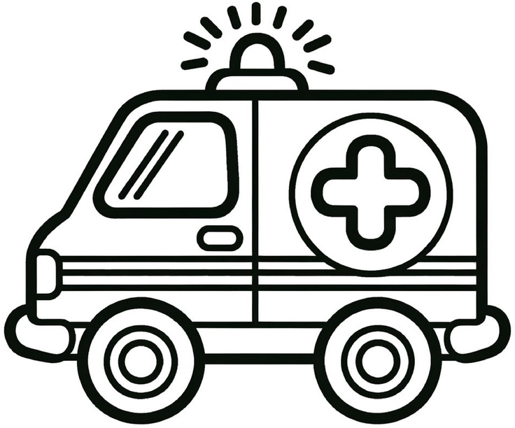 malvorlage-rettungswagen-blaulicht