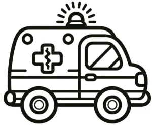 malvorlage-rettungswagen-mit-sirene-und-rotem-kreuz