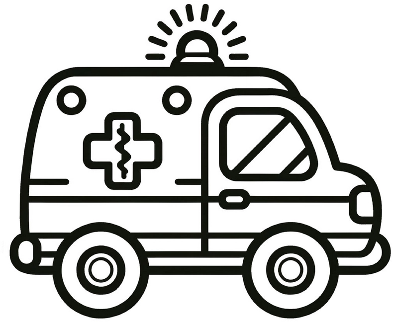 malvorlage-rettungswagen-mit-sirene-und-rotem-kreuz