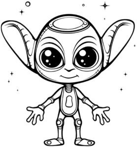 malvorlage-roboter-aus-dem-weltall