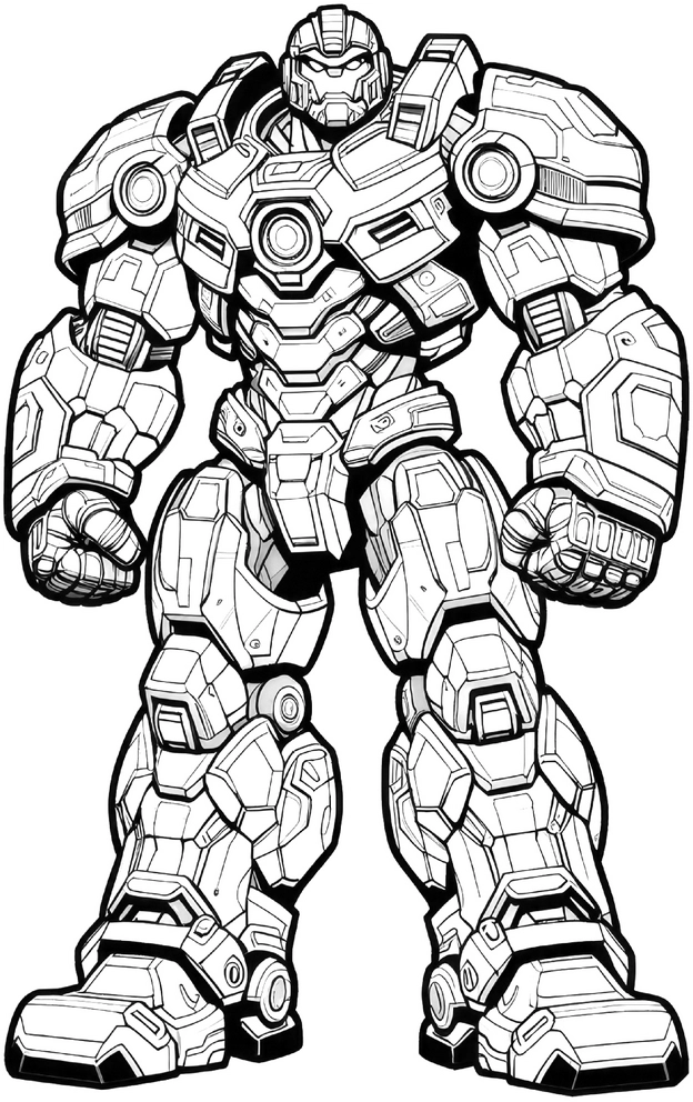 malvorlage-roboter-ausmalbild-kreativ-gestalten