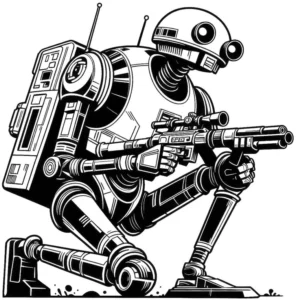 malvorlage-roboter-futuristisch-ausmalbild