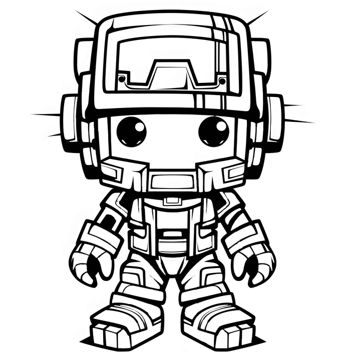 malvorlage-roboter-im-weltall-ausmalen