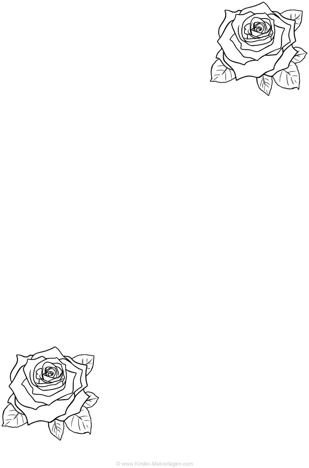 malvorlage-rosen-ausmalen