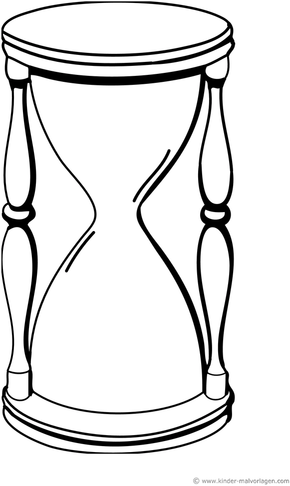 malvorlage-sanduhr-kreativ-ausmalen