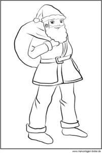 malvorlage-santa-claus-ausmalbild