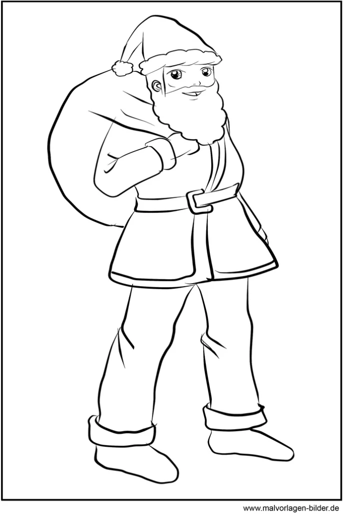 malvorlage-santa-claus-ausmalbild