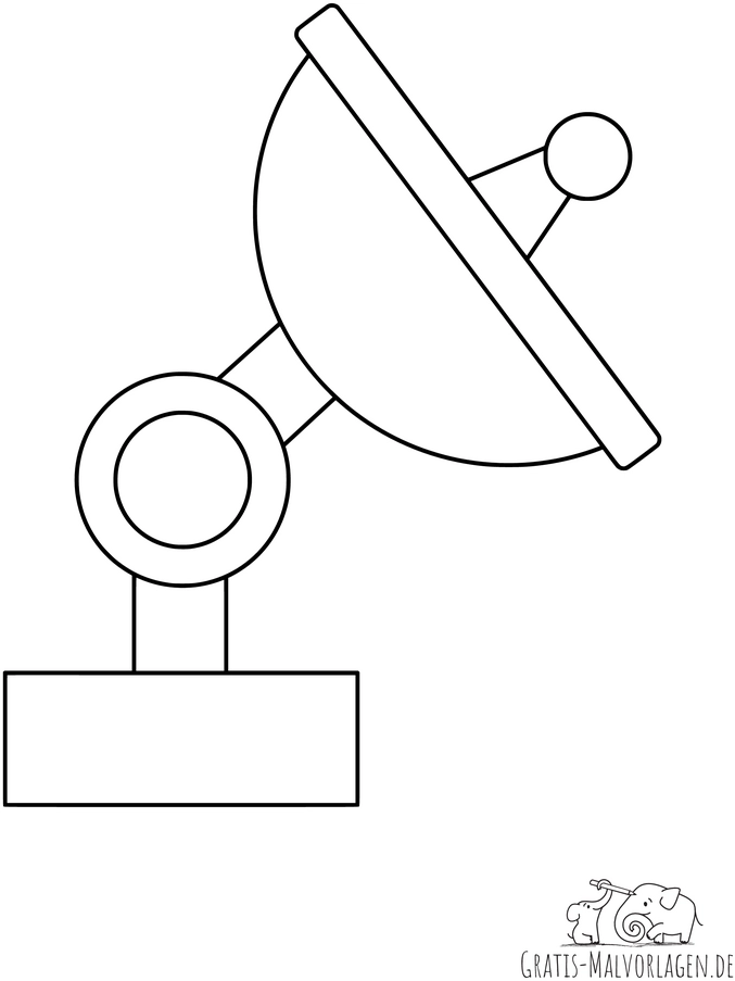 malvorlage-satellitenschaessel-ausmalen