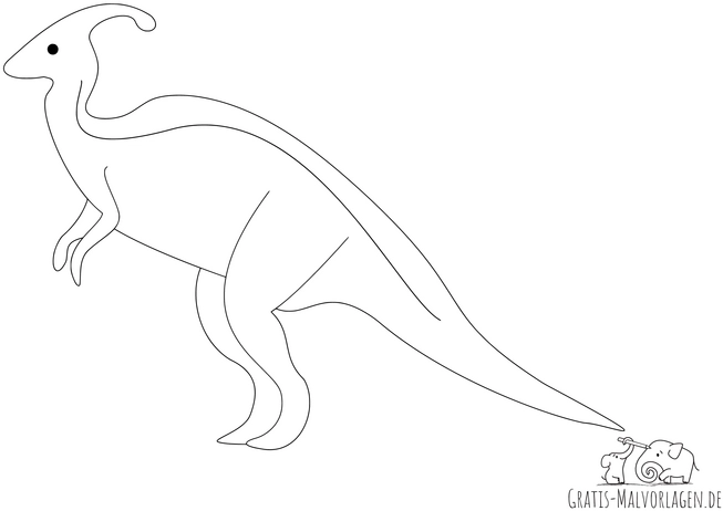 malvorlage-saurolophus-ausmalen
