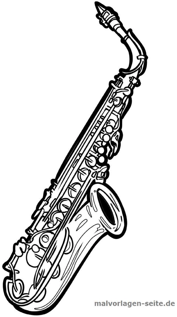 malvorlage-saxophon-ausmalbild-fuer-kreative-musikliebhaber