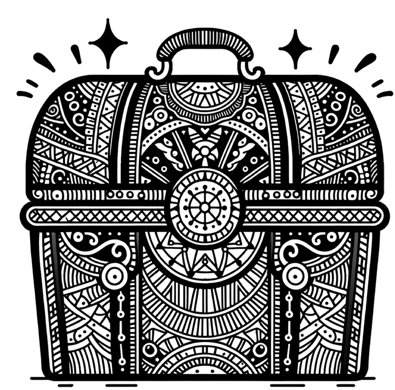 malvorlage-schatztruhe-kunstvolle-muster