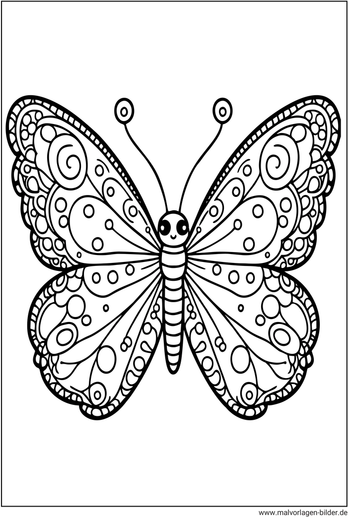 malvorlage-schmetterling-ausmalbild-kreativ