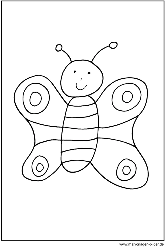malvorlage-schmetterling-ausmalen-kreativ-gestalten