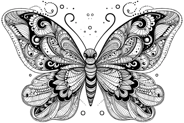 malvorlage-schmetterling-mit-mustern